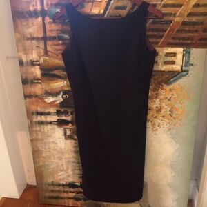 BCBG Sleeveless Midi Sheath Dress in Plum, Size US 4